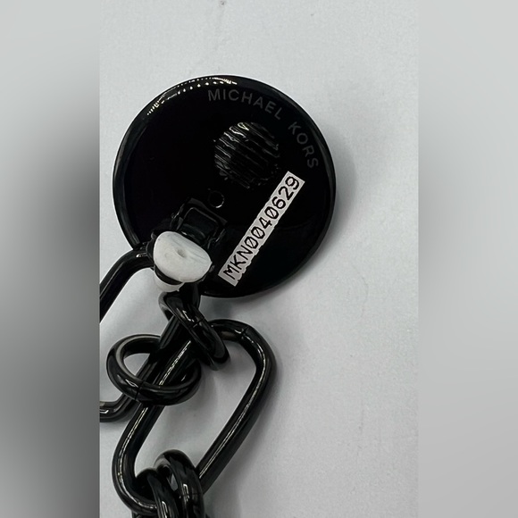 NEW MICHAEL KORS Black  CLIP ON HANGING EARRINGS - Picture 2 of 6